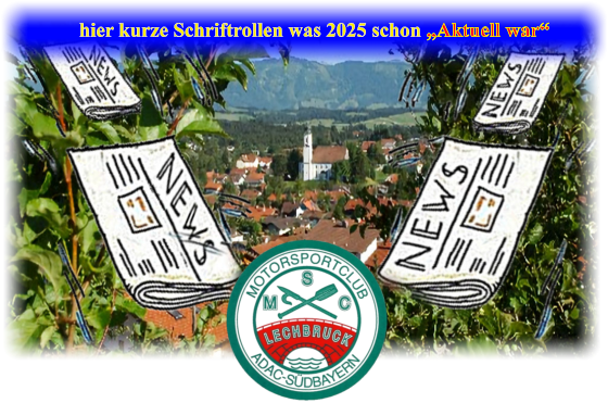 hier kurze Schriftrollen was 2025 schon „Aktuell war“