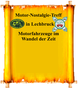Motor-Nostalgie-Treff in Lechbruck Motorfahrzeuge imWandel der Zeit