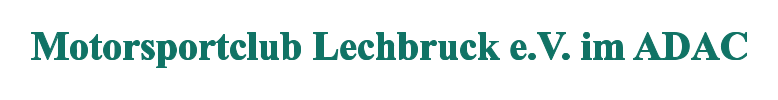 Motorsportclub Lechbruck e.V. im ADAC