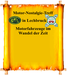 Motor-Nostalgie-Treff in Lechbruck Motorfahrzeuge imWandel der Zeit